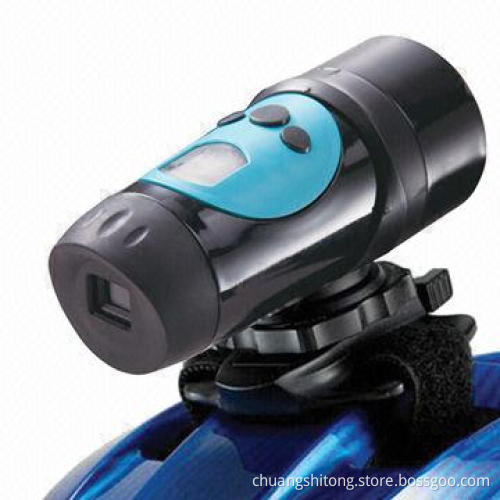 HD 720p Outdoor Sport Video Mini Bike Camcorder with Waterproof and Helmet Case